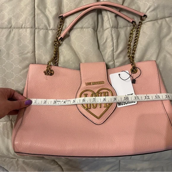 Love Moschino Dusty Rose Shoulder Bag - Picture 5 of 15